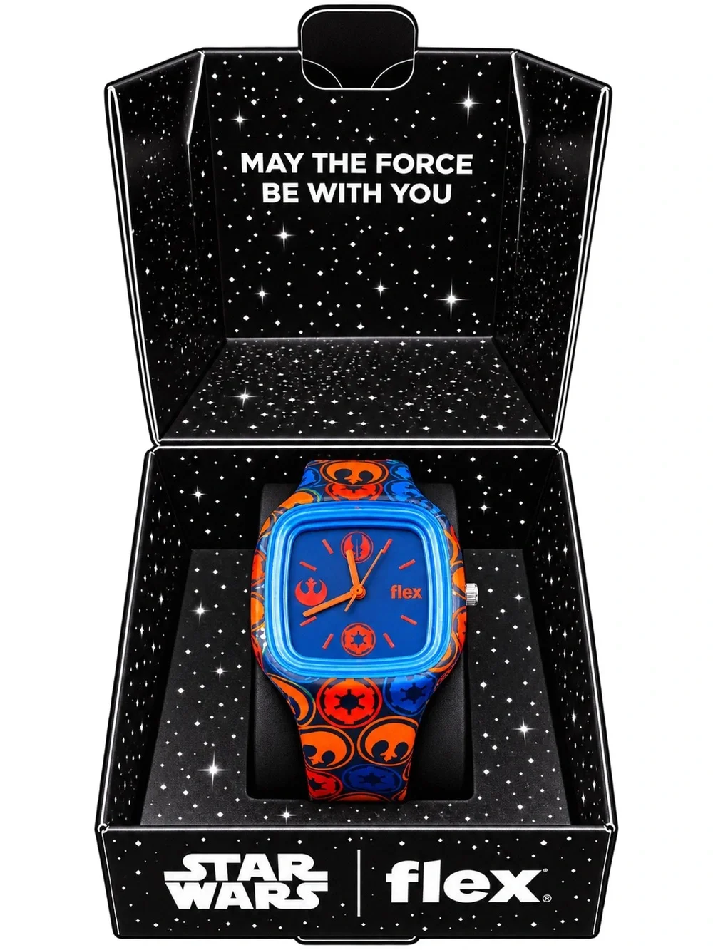 Star Wars Men's Blue & Orange Icon Watch Lucas film